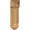 Ekena Millwork Traditional Arts and Crafts Rough Sawn Bracket w/ Offset Brace, Western Red Cedar, 8"W x 24"D x 28"H BKT0806X24X28TRA03RWR - alternate 3